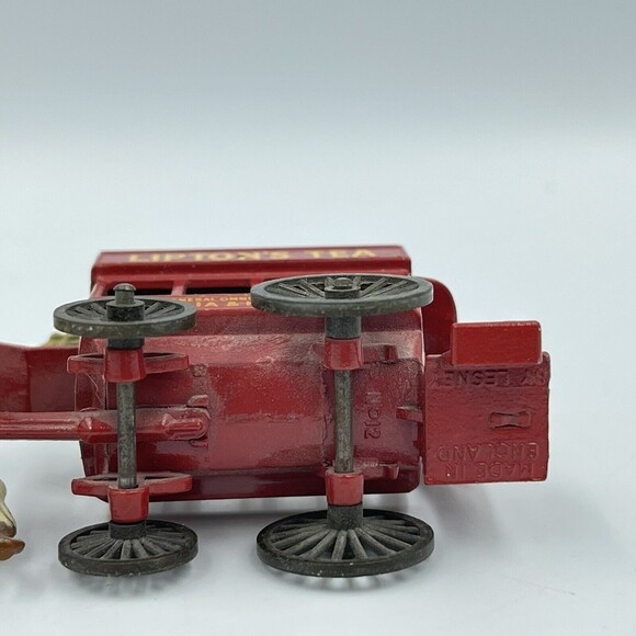Matchbox Lesney Models of Yesteryear No. 12 Horse Bus Lipton's Tea No Box - Picture 15 of 16